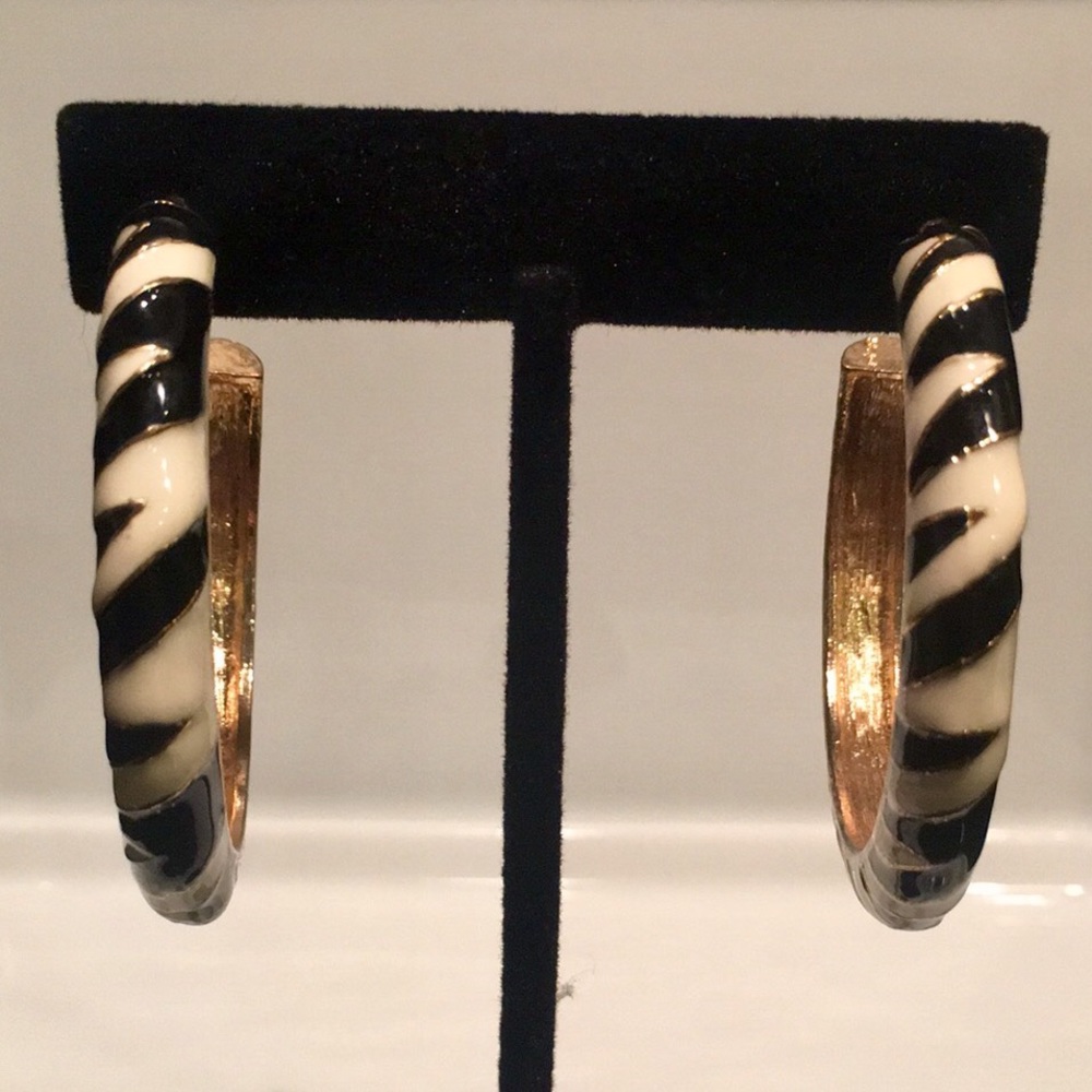 Vintage Zebra Earrings